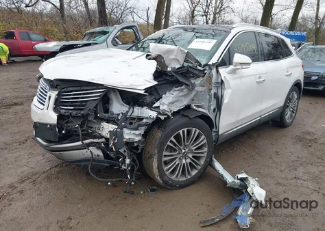 2016 Lincoln Mkx Reserve z USA, uszkodzony, nr VIN 2LMPJ6LP6GBL54007